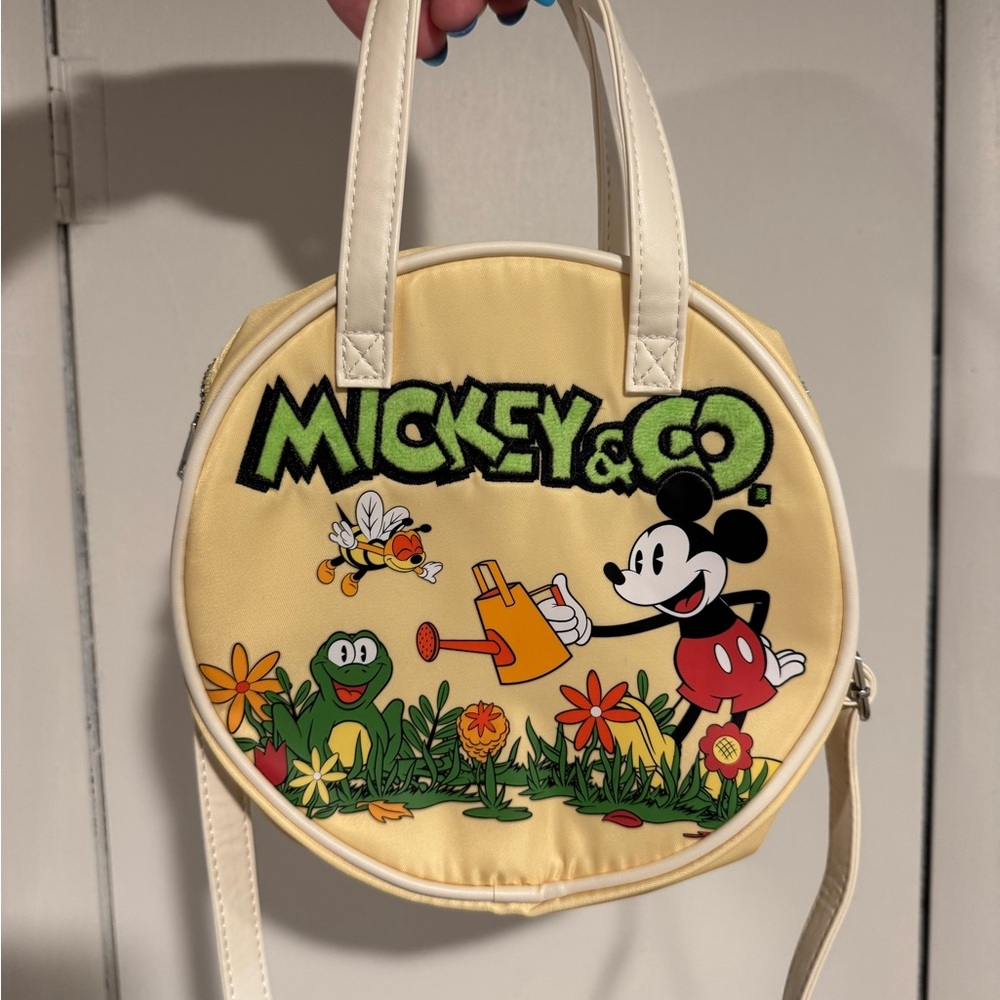Disney Parks Mickey And Company Garden Collection Crossbody Bag New 2024